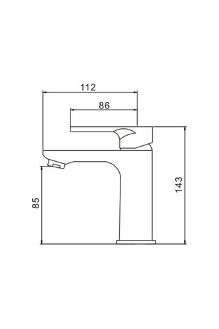 Yuen Banyo Lavabo Bataryası Krom Renk Modern Tasarım 5 Yıl Garanti Gold
