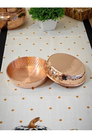 Modabakır Bakır Çerez Kase 2'li Model:4569852