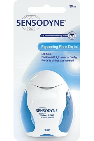 Sensodyne Expanding Gentle Floss Nane Aromalı Diş İpi 30 M