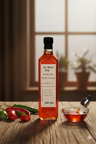 Acı Biber Yağı 500 Ml Aktar Diyarı Diğer