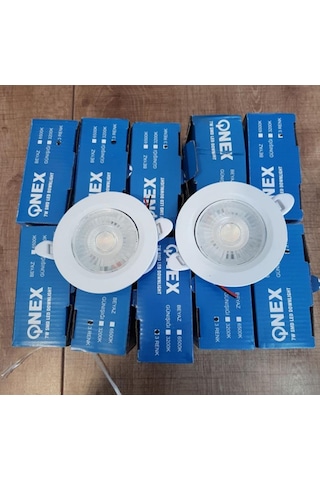 10 ADET 7 W BEYAZ RENK LED SPOT