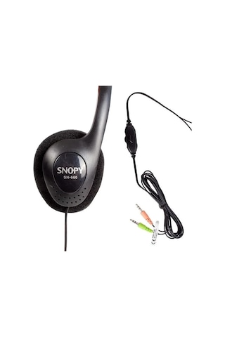 Snopy Sn-660 Multimedya Mikrofonlu Kulaklık