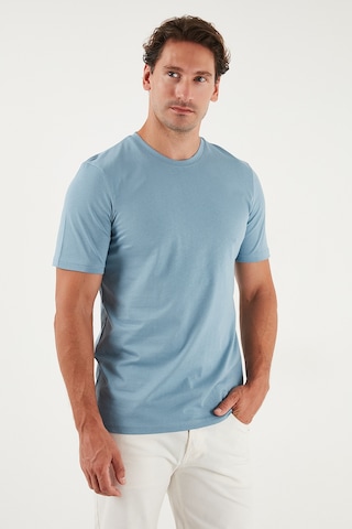 Buratti Pamuklu Regular Fit Bisiklet Yaka Erkek T Shirt 59020204 Mavi