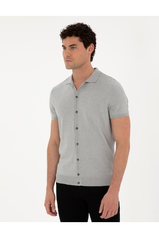 Pierre Cardin Erkek Açık Gri Kazak /triko 50289239-vr001 Açık Gri