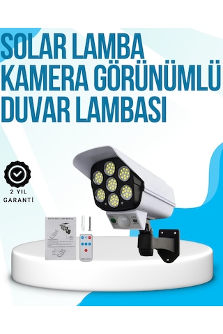 Kablosuz, Güneş Paneliyle Şarj Olan Dış Mekan Lambası 8-10 Saat