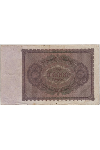Almanya 100.000 Mark 1923 Çok Temiz.