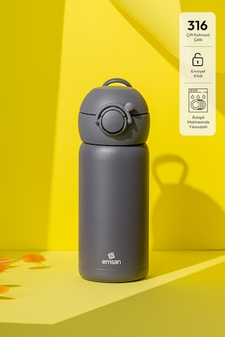 Emsan Terry Termos Gri 350 Ml Gri