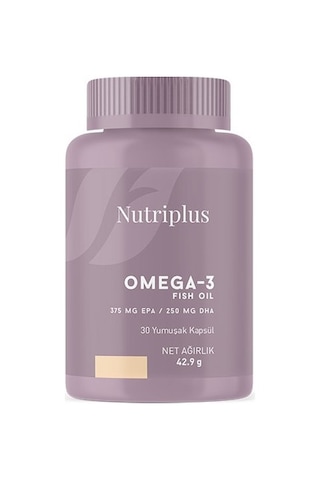 Farmasi Nutrıplus Omega 3 Balık Yağı 30 Yumuşak Kapsül