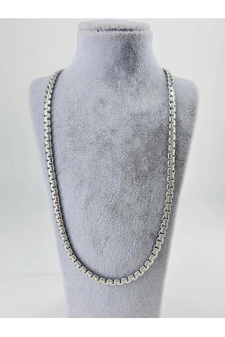 Gri Çelik Çelik Kolye 60 Cm - Ekl0056 Çok renkli