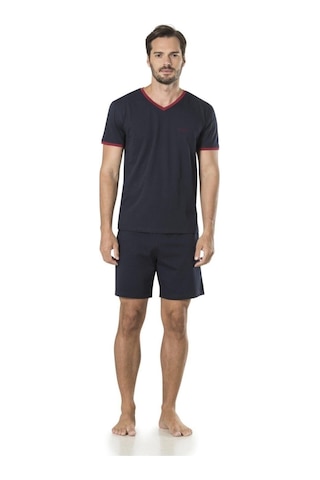Pierre Cardin 5595 5'li Röpteşambır Pijama Seti Lacivert