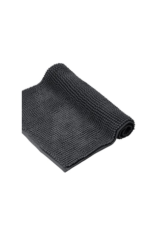 Ximistore9 Koyu Gri Banyo Tepsi 40x60cm - Süper Emici Yumuşak Plüsh, Kayma Engeli, Kolay Temizlenir Banyo Paspası Koyu Gri