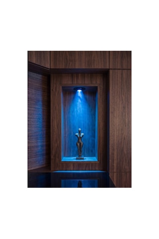 3 Adet Set Parmak Spot Mavi Renkli Ufo Led Spot Tv Ünitesi Spotu Siyah Kasa Yıldız Led Spot 3 W Diğer