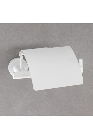 Kapaklı Tuvalet Kağıtlığı Beyaz Renk 85x118x170 Mm Çok Renkli