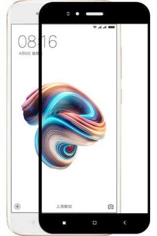 Xiaomi Mi 5x Zore Kenarları Kırılmaya Dayanıklı Cam Ekran Koruyucu