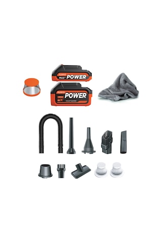 25.000mah Çift Bataryalı Auhma 20.000pa Ultra Çekim Güçlü Çantalı 175w Araç Temizleme Süpürgesi