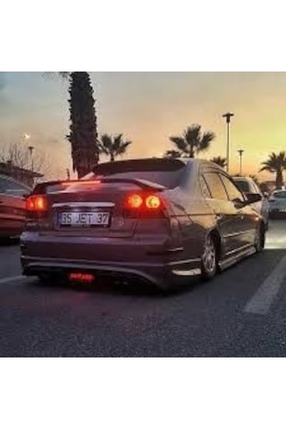 Honda Civic Vtec 2 Custom Difüzör - Mat Siyah STR-186