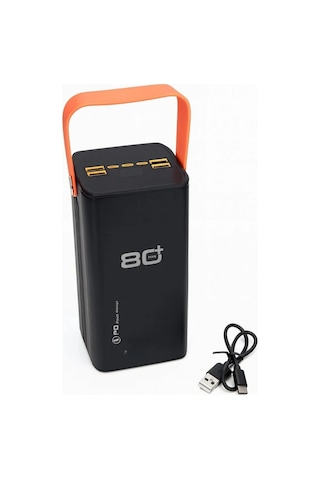 Hubrendy 80000 Mah Taşınabilir Powerbank Süper Hızlı Şarj Çoklu Çıkış Ve Led Göstergeli Diğer