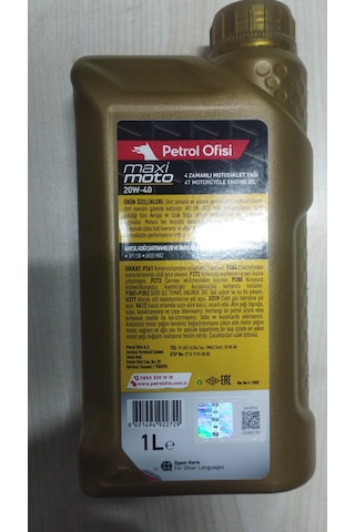 Petrol Ofisi Maxi Moto 20W40 Motor Yağı 1 Litre