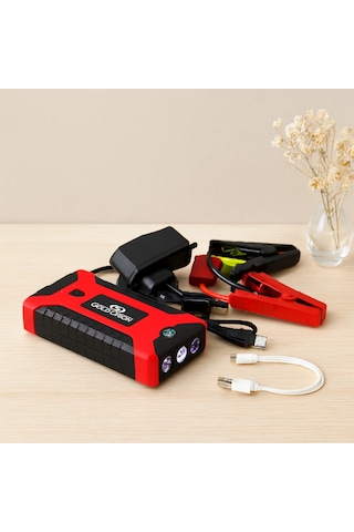 Araç Takviye Powerbank 4 Usb Taşınabilir Fener Cob 98.000 Mah Altın