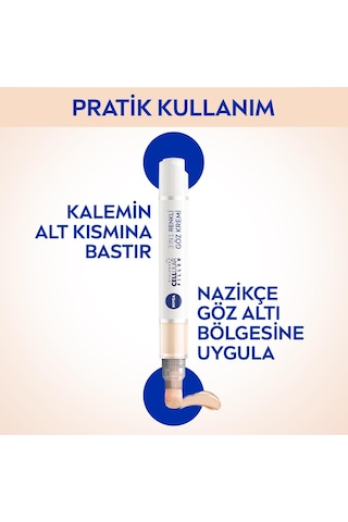 Nivea Hyaluron Cellular Filler 3 in 1 Renkli Göz Kremi 02 Orta Ton 4 ML