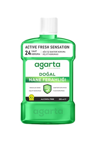 Agarta Ferah Nefes Alkolsüz Ağız Bakım Suyu 250 ML