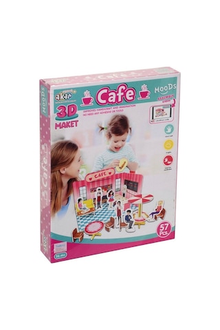 Cafe Maket 3 Boyutlu Puzzle