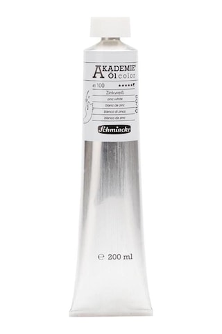 Schmincke Akademie Öl Color Yağlı Boya 200 Ml Seri 1 100 Zinc White Karışık, Çok Renkli