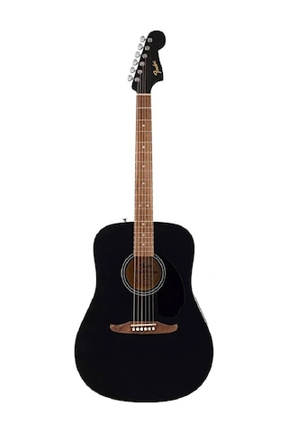 Fender California Debut Redondo Dreadnought Ceviz Klavye Black Akustik Gitar