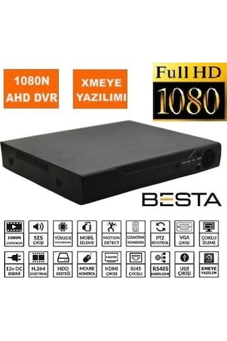 Ahd Dvr 16 Kanal Kamera Kayıt Cihazı Xmeye Kd-516hd