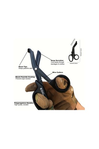 Besthome1 Tcherchı Paslanmaz Çelik Tıbbi Kurtarma Makası Yeşil Yeşil