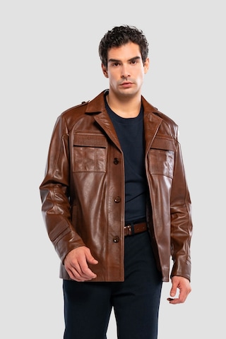 Tamer Tanca Erkek Hakiki Deri Fındık Deri Mont 415 Tnc-331 Erk Derı Mont Sk25/26 Fındık Dr Fındık