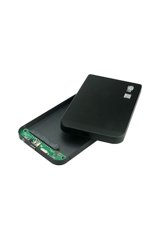 2.5'' inç Sata Plastik Hdd Kutusu Harddisk Kutu Usb 2.0 DD-110 Siyah