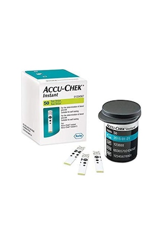 Roche Accu-Chek Instant Şeker Ölçüm Cihazı+ 50 Adet Ölçüm Çubuğu