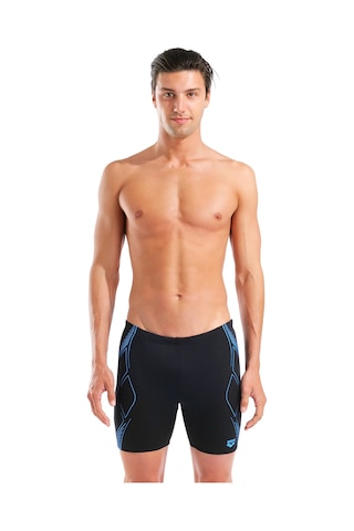 Arena Graphic Swim Mid Erkek Siyah Yüzücü Mayo 011185508