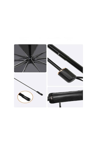 Oto Araba Güneşlik Şemsiye Tip Ön Cam Güneş Önleyici Katlanabilir 140cm X 75cm