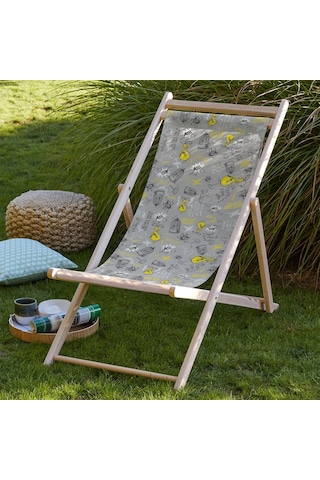 Bluehomeconcept Adawall Home Grey Angry Tweety Şezlong