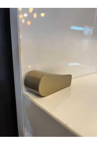 Venedik Metal Düğme Kulp Tek Delik Bonj Renk Dolap Kapak Modern Tv Ünite Çekmece Mobilya Kapuçino