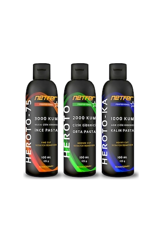 Netfer 3'lü Pasta Set - 3x100 Ml