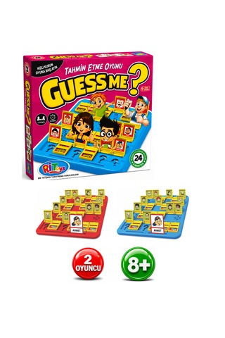 Guess Me - Bil Bakalım - Who Who Oyunu - Gizli Karakteri Bul Eğlenceyi Katla