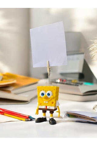 Sunger Bob Fotoğraf Not Tutacağı Hediyelik Not Tutucu Sarı