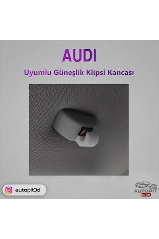Audı Uyumlu Güneşlik Klipsi / Kancası Güneşlik Klipsi