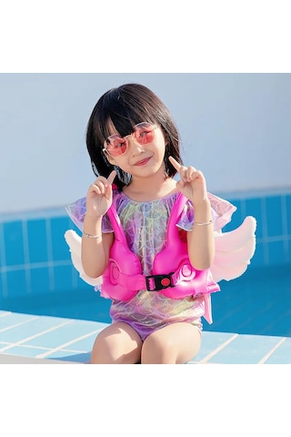 2-8 Yaş Arası Çocuklar İçin Yüzdürme Yelekleri Şişme Pvc Çok Renkli