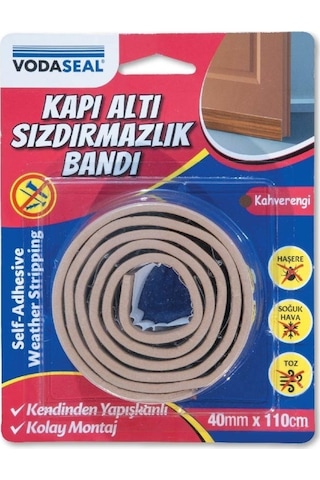 Vodaseal Kapı Altı Sızdırmazlık Bandı 40Mm X 110Cm Kahverengi