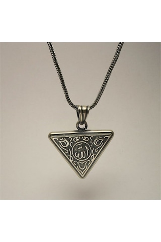 Vog Allah Yazılı Içerisinde Cevşen Bulunan Gümüş Muska Sevgiliye,babaya,eşe Hediye Kolye Zincir