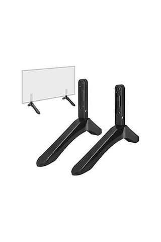 Mufunye 32-65 İnç Lcd/led Tv Ayakları, Çelik Yapı, 88 Lbs Yük Kapasitesi, Yüksekliği Ayarlanabilir, Kayma Ve Çizik Korumalı St08