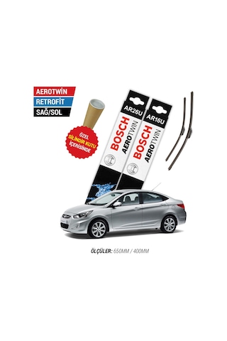 Bosch Aerotwin Hyundai Accent Blue Silecek Takımı 2011 - 2015