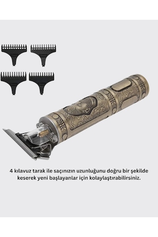 Diyar-ı Fırsat 4 Kılavuz Taraklı Profesyonel Saç Ve Sakal Kesme Makinesi