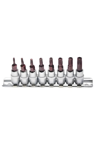 Arm 1/4 Lokma Cırcır Kolu 72 Diş Delikli Torx Bits Uç Seti 1/4 E Lokma Takımı 16 Parça