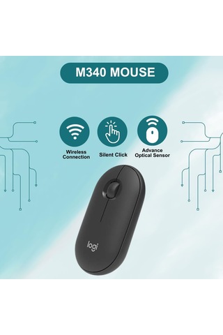 Logitech Mk470 Kablosuz Klavye Ve Fare Combo 2.4 Ghz Usb Dongle İle Uyumlu Diğer