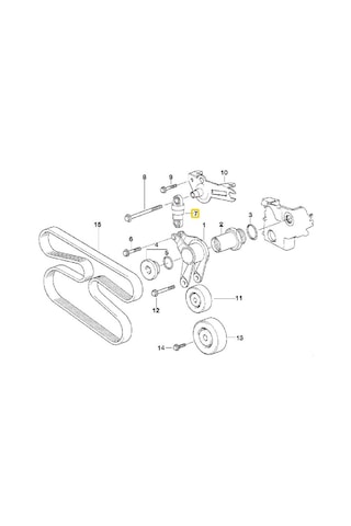Bmw Uyumlu M41 - M51 Dizel Motor İna Kayış Gergi Pistonu 11282248